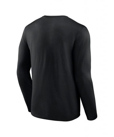 Men's Branded Black Missouri Tigers Double Time 2-Hit Long Sleeve T-shirt $25.19 T-Shirts