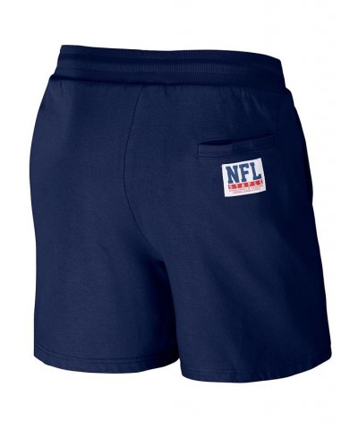 Men's NFL X Staple Navy New England Patriots New Age Throwback Vintage-Like Wash Fleece Short $24.75 Shorts