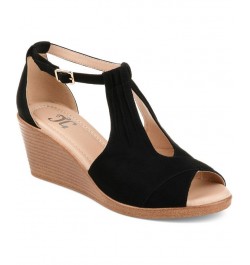 Women's Kedzie Wedge Sandals Black $48.00 Shoes