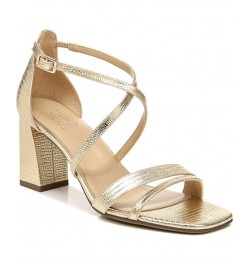 Tiff Ankle Strap Sandals Gold $44.00 Shoes