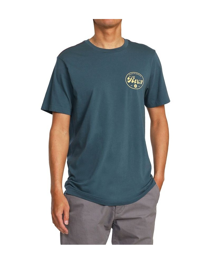 Men's Pils Short Sleeve T-shirt Blue $14.10 T-Shirts