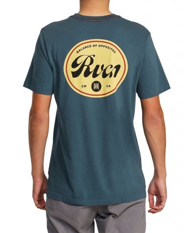 Men's Pils Short Sleeve T-shirt Blue $14.10 T-Shirts