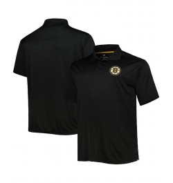 Men's Black Boston Bruins Big and Tall Team Color Polo Shirt $37.60 Polo Shirts