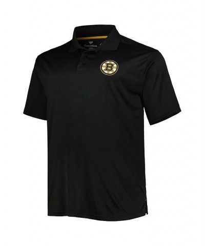 Men's Black Boston Bruins Big and Tall Team Color Polo Shirt $37.60 Polo Shirts