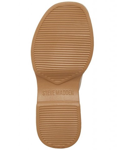 Women's Slinky-J Slip-On Platorm Wedge Sandals Tan/Beige $35.40 Shoes