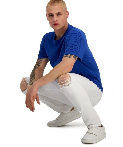 Men's Regular-Fit Pintucked T-Shirt PD05 $26.70 T-Shirts