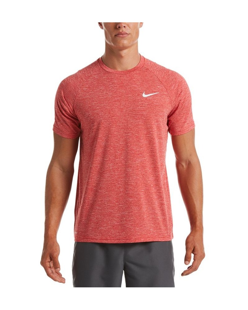 Men's Hydroguard Dri-FIT Stretch UPF 40+ Heather Rash Guard PD05 $22.44 Swimsuits