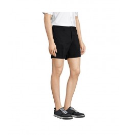 Men's Comfort Waist 6 Inch No Iron Chino Shorts Black $37.77 Shorts