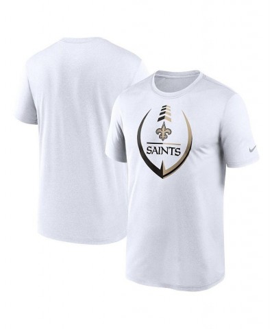 Men's White New Orleans Saints Icon Legend Performance T-shirt $21.19 T-Shirts