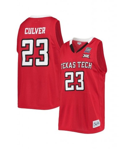 Men's Jarrett Culver Red Texas Tech Red Raiders Alumni Commemorative Replica Basketball Jersey $65.00 Jersey