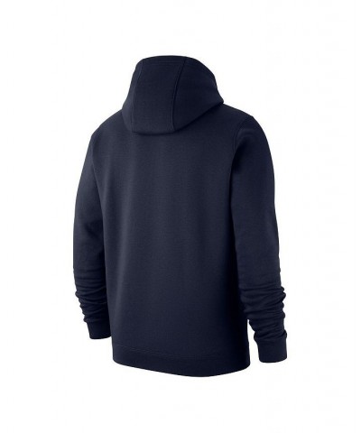 Men's Navy US Soccer Lockup Club Pullover Hoodie $36.00 Sweatshirt