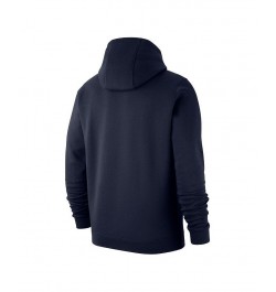 Men's Navy US Soccer Lockup Club Pullover Hoodie $36.00 Sweatshirt