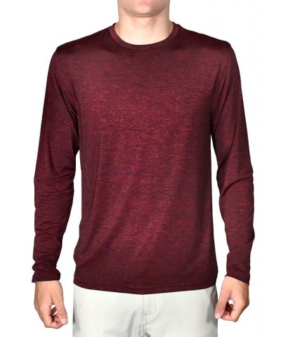 Men's Performance Metal Vent Long-Sleeve T-Shirt Red $28.50 Shirts