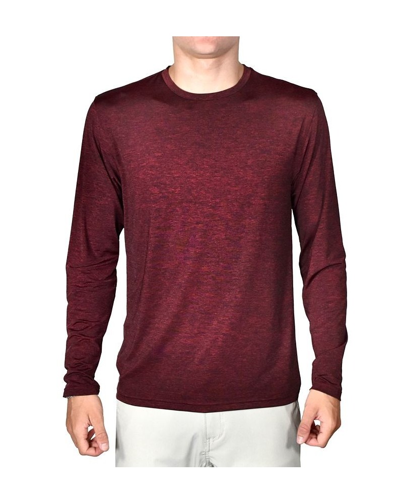 Men's Performance Metal Vent Long-Sleeve T-Shirt Red $28.50 Shirts