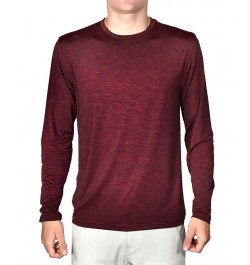 Men's Performance Metal Vent Long-Sleeve T-Shirt Red $28.50 Shirts