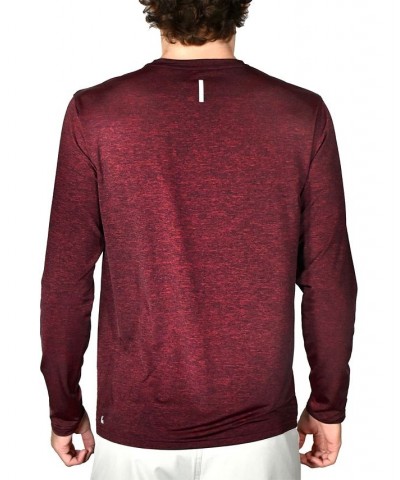 Men's Performance Metal Vent Long-Sleeve T-Shirt Red $28.50 Shirts