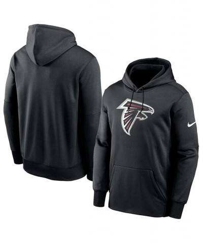 Men's Big and Tall Black Atlanta Falcons Primary Logo Therma Pullover Hoodie $45.04 Sweatshirt