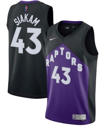 Men's Pascal Siakam Black, Purple Toronto Raptors 2020-21 Swingman Player Jersey - Earned Edition $42.80 Jersey