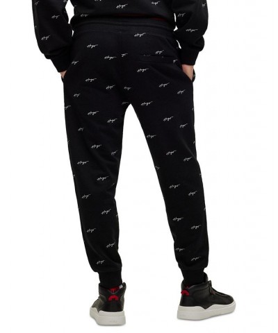 Hugo Boss Men's Duritiba Relaxed-Fit Signature Logo Embroidered Joggers Black $57.12 Pants