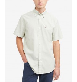 Men's Big & Tall Maxwell Short-Sleeve Button-Down Shirt Soft Green $31.85 Shirts