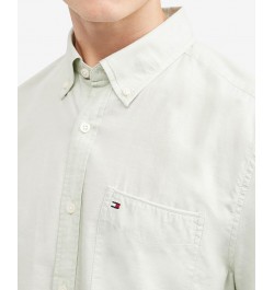 Men's Big & Tall Maxwell Short-Sleeve Button-Down Shirt Soft Green $31.85 Shirts