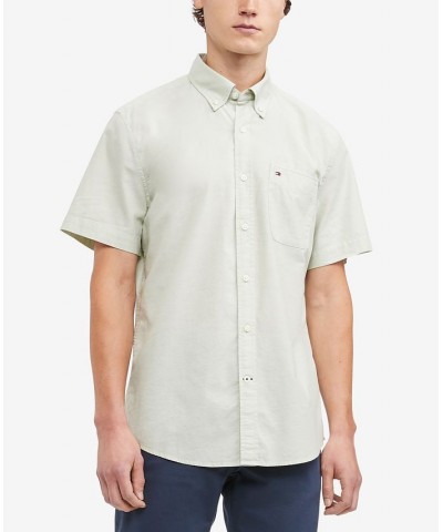 Men's Big & Tall Maxwell Short-Sleeve Button-Down Shirt Soft Green $31.85 Shirts