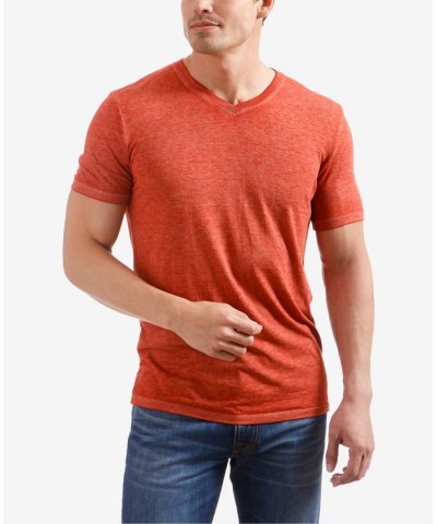 Men's Burnout V-Neck Short Sleeve T-Shirt PD04 $14.10 T-Shirts