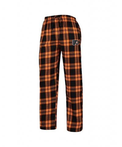 Men's Black, Orange Philadelphia Flyers Badge T-shirt and Pants Sleep Set $31.79 Pajama