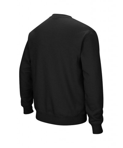 Men's Black Michigan State Spartans Arch Logo Crew Neck Sweatshirt $19.74 Sweatshirt