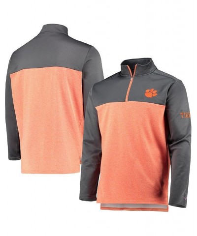 Men's Orange Clemson Tigers Gameday Quarter-Zip Jacket $35.39 Jackets