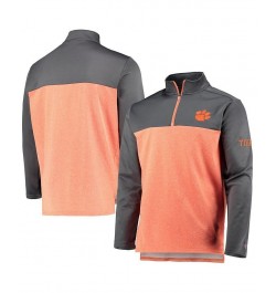 Men's Orange Clemson Tigers Gameday Quarter-Zip Jacket $35.39 Jackets