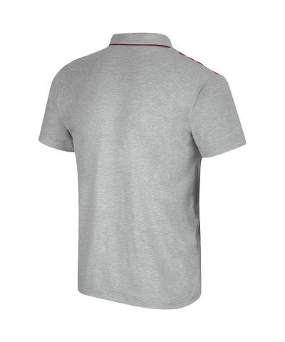 Men's Gray Stanford Cardinal Needles Polo Shirt $29.14 Polo Shirts