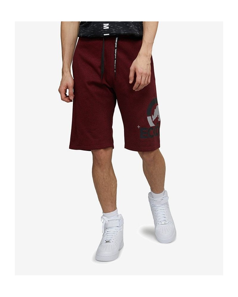 Men's Big and Tall Four Square Fleece Shorts Red 1 $27.84 Shorts