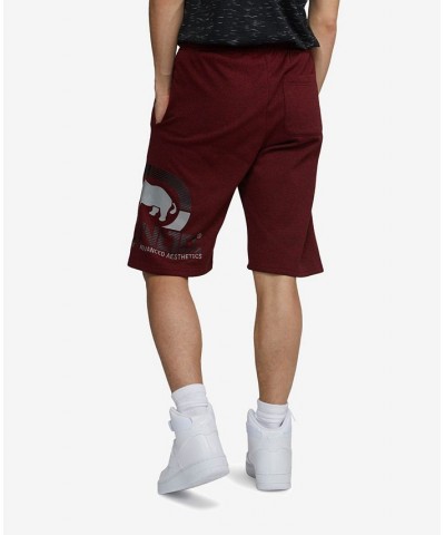 Men's Big and Tall Four Square Fleece Shorts Red 1 $27.84 Shorts