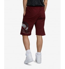 Men's Big and Tall Four Square Fleece Shorts Red 1 $27.84 Shorts