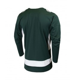 Men's Green Michigan State Spartans Replica College Hockey Jersey $64.40 Jersey