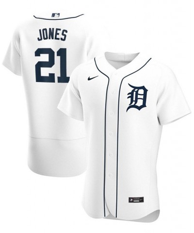 Men's Jacoby Jones White Detroit Tigers Home Authentic Player Jersey $102.30 Jersey