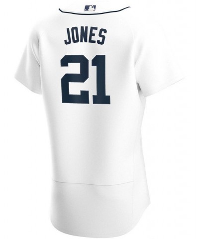 Men's Jacoby Jones White Detroit Tigers Home Authentic Player Jersey $102.30 Jersey