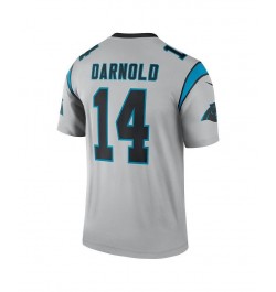 Men's Sam Darnold Silver Carolina Panthers Inverted Legend Jersey $37.40 Jersey