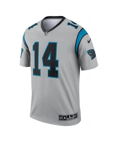 Men's Sam Darnold Silver Carolina Panthers Inverted Legend Jersey $37.40 Jersey