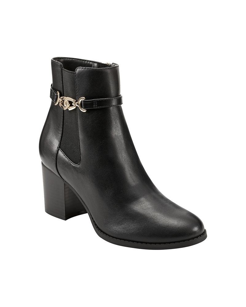 Women's Dattie Booties Black $61.92 Shoes