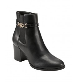 Women's Dattie Booties Black $61.92 Shoes