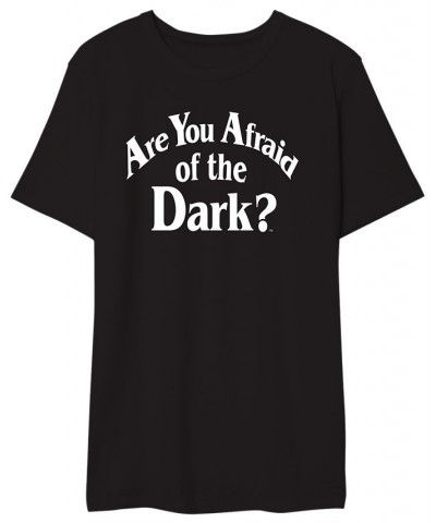 Are You Afraid Men's Graphic T-Shirt Black $14.00 T-Shirts