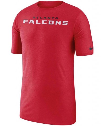 Men's Red Atlanta Falcons Sideline Player T-shirt $40.49 T-Shirts