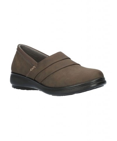 Maybell Comfort Slip Ons Tan/Beige $32.90 Shoes