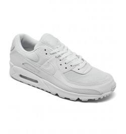 Men's Air Max 90 Casual Sneakers White $58.80 Shoes