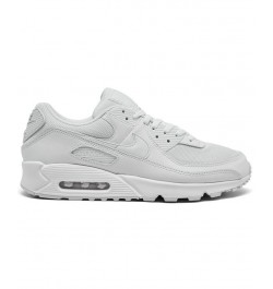 Men's Air Max 90 Casual Sneakers White $58.80 Shoes