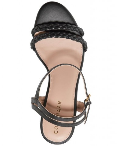 Women's Alyse Braided Ankle-Strap Dress Sandals Brown $74.80 Shoes