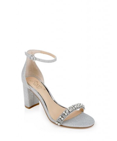 Women's Daylann Evening Sandals Silver $43.86 Shoes