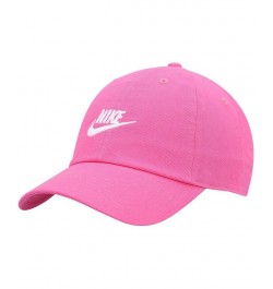 Men's Navy Futura Heritage86 Adjustable Hat Pink $16.10 Hats